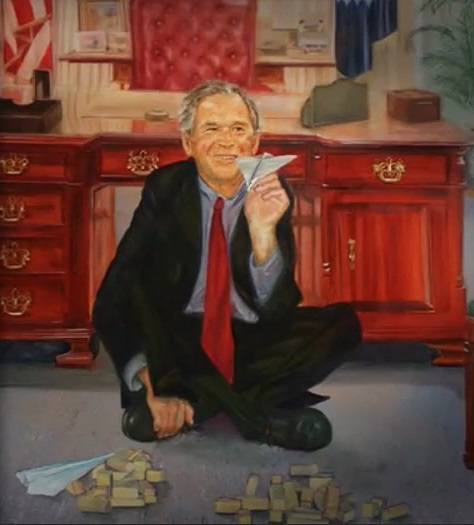 Autorius nežinomas - Bušo paveikslas Epšteino saloje 